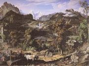 Joseph Anton Koch Seiss Landscape (Berner Oberland) (mk09) china oil painting reproduction